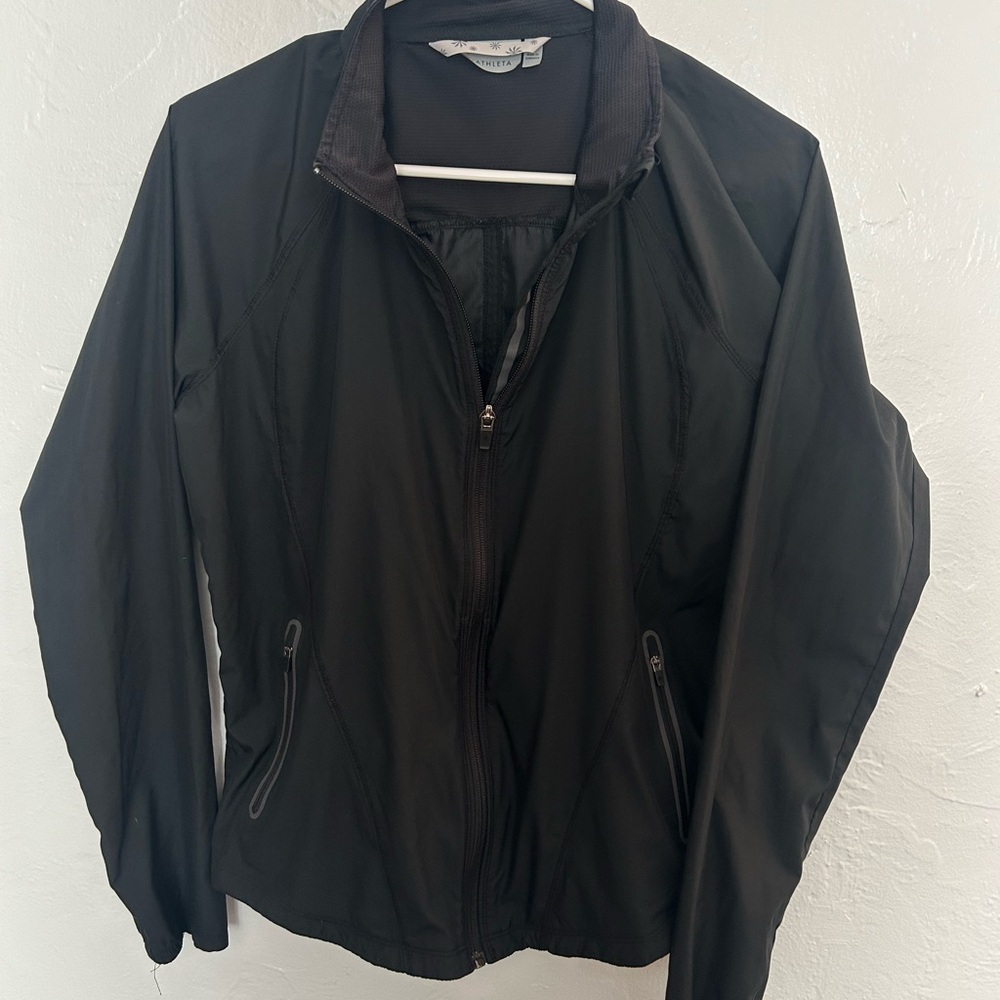 Athleta Jammin run performance jacket black. Size… - image 1